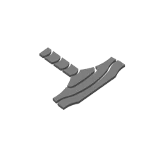 Grey Gordon Freeman Print Parts 250%