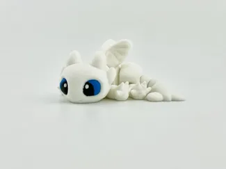 Flexi Light Fury Dragon Articulated Toy
