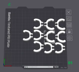 Nokta Legend Cable Clamps.