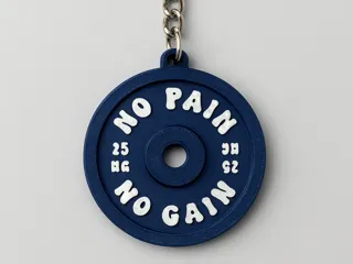 Weight Plate Keychain