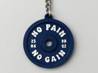 Weight Plate Keychain