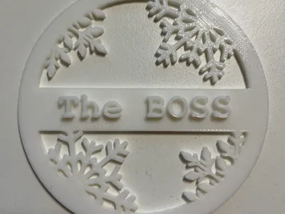 Christmas place card