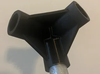 EMT 3/4" connector for golf simulator
