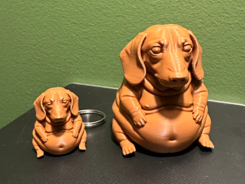 Teckel Chonky - Figurine et Porte-clés