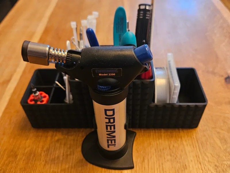 Customizable Desk Organizer w Dremel holder
