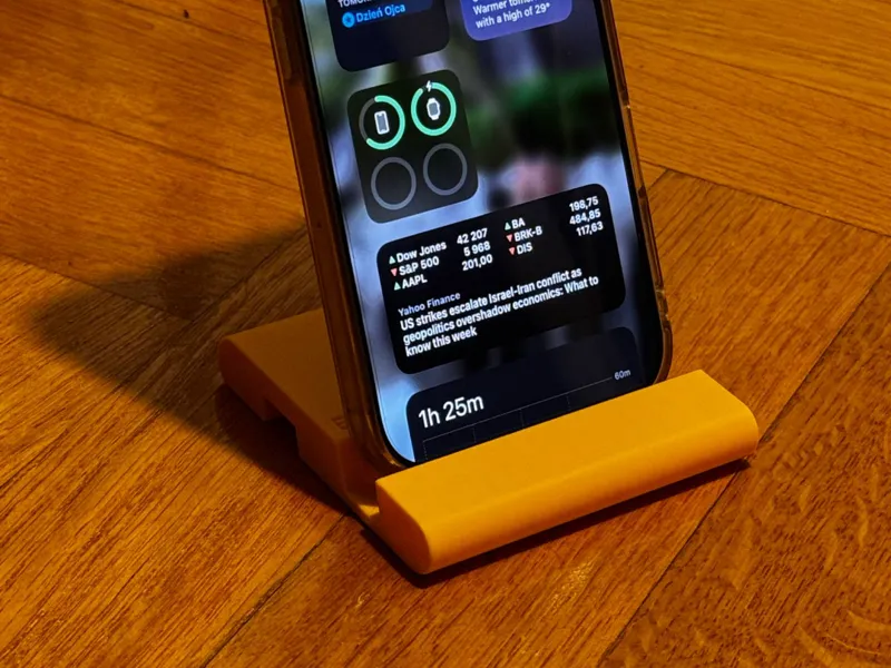 iPhone stand (holder) for iPhones in a case