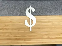 Symbole dollar décoratif — photo 1