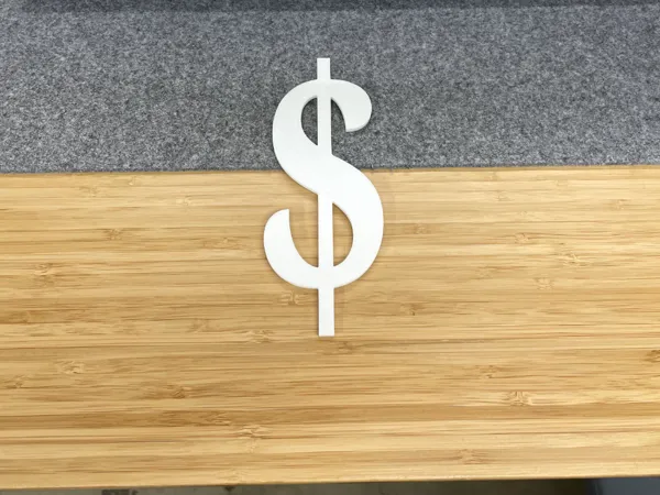 Symbole dollar décoratif