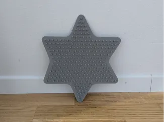 XL Bügelperlen Steckplatte - Stern (10mm)