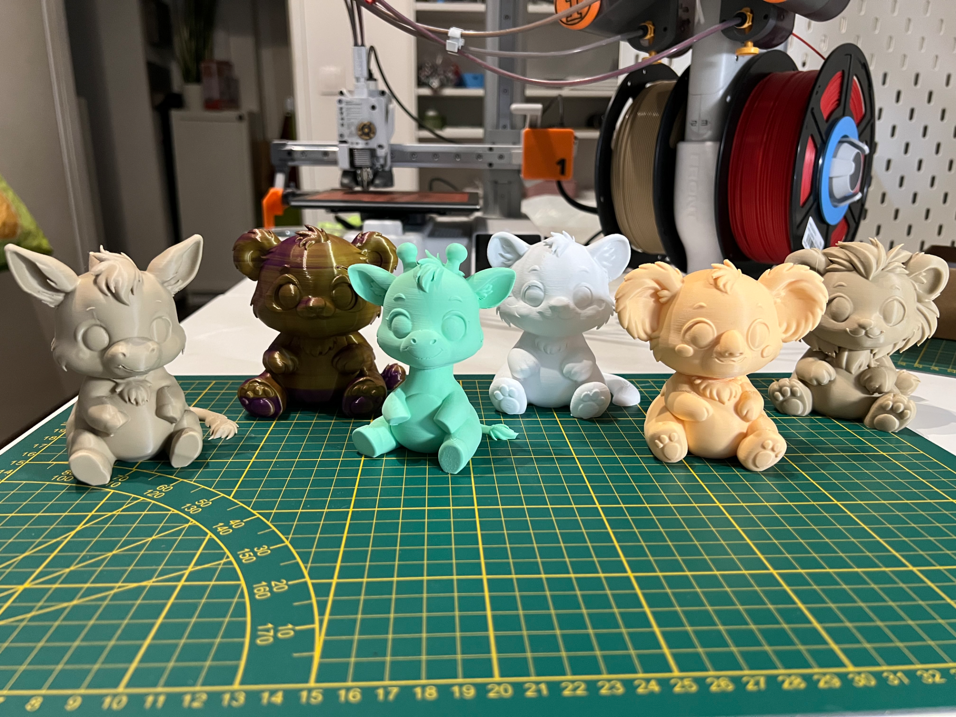 Tierbaby‑Kollektion, schnell druckbare MiniFiguren