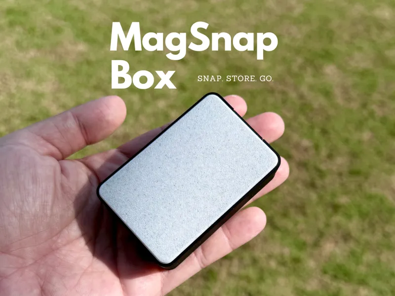 MagSnap Box - Compact EDC Carry Case - 50x75mm