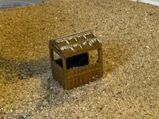 Small model beach hut