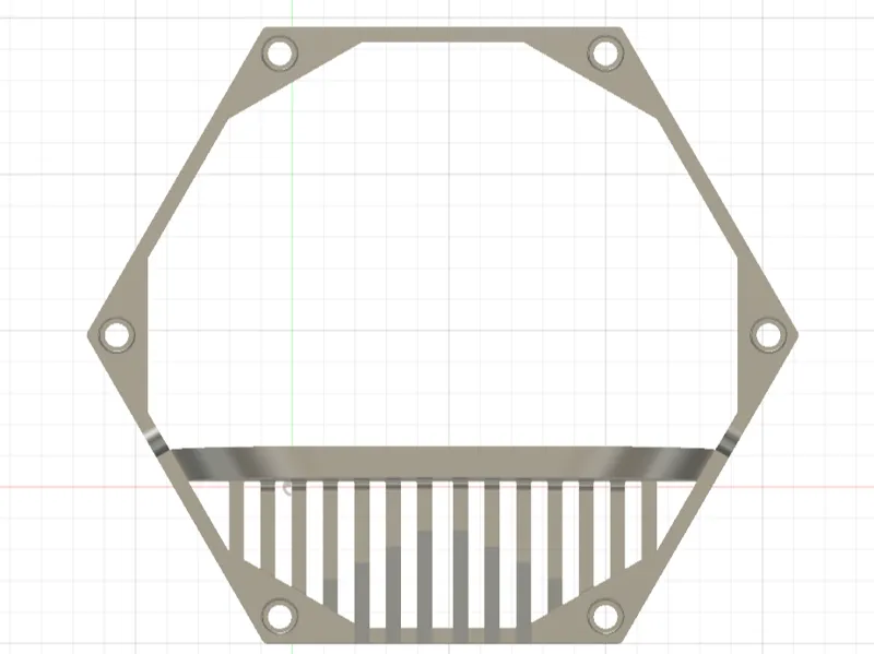 "Nanoleaf" hexagon shelf