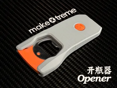 Modular Beer Bottle Opener Magnetic & Hook Hole
