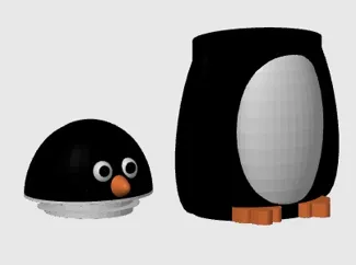Penguin Poop Bag Holder
