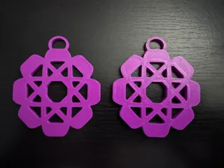 Flower Pattern Earrings