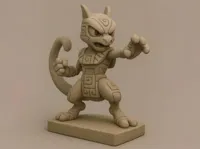Figurine Mewtwo — style aztèque — photo 2