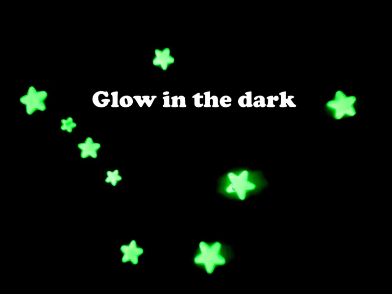 Glow in the dark stars