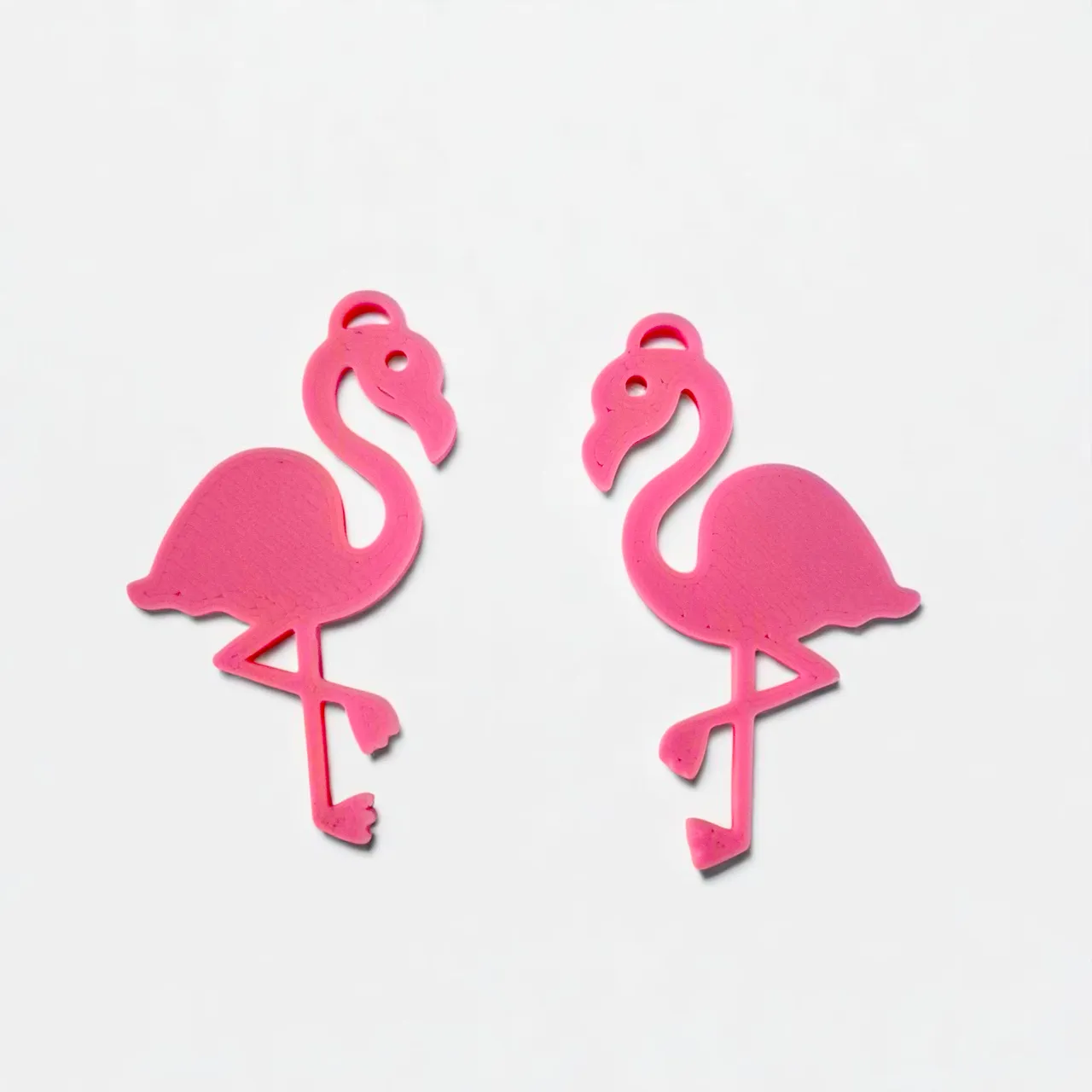 flamingo shaped earrings view 4