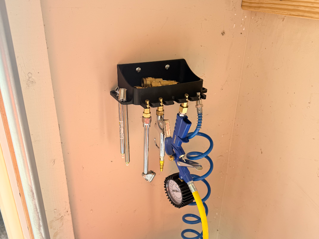 Air Compressor Accessory Wall Organizer
