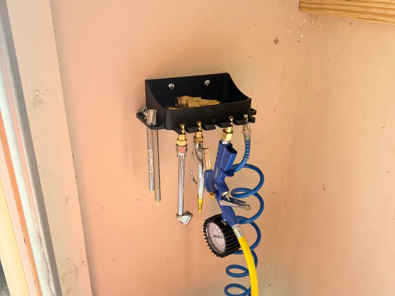 Air Compressor Accessory Wall Organizer