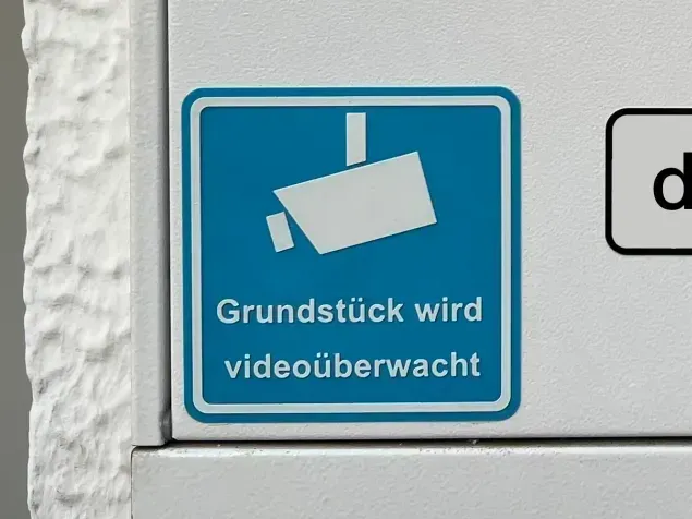 Property is under video surveillance