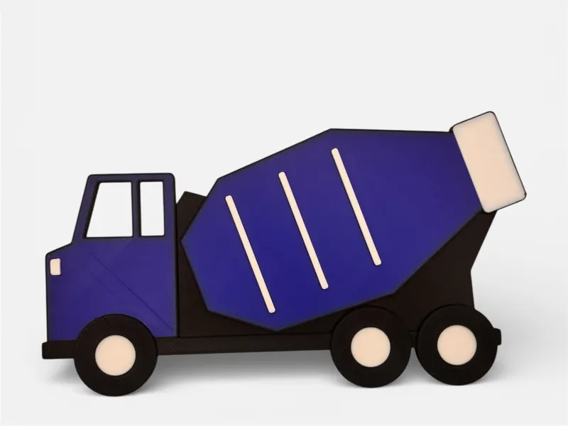 Cement Truck Wall Art -Print the whole collection!
