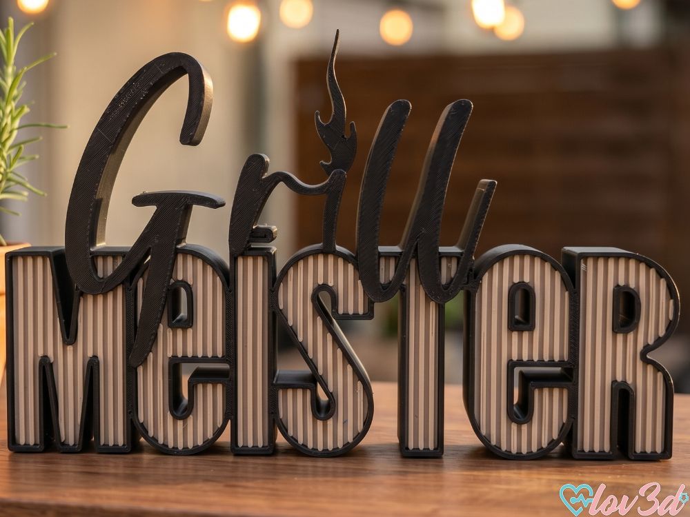 DE / ENG - Grill Meister / Grill Master BBQ Sign
