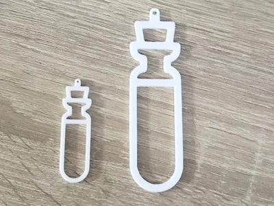 Flask Keychain