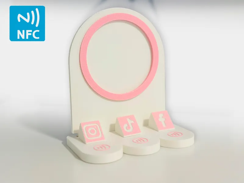 Social Media NFC Display Stand