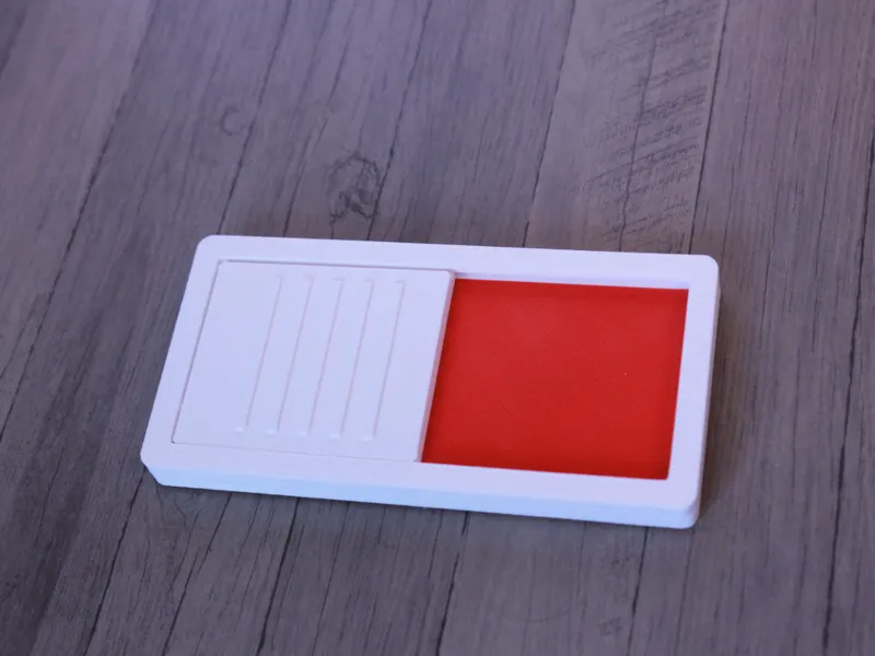 Simple washer / dishwasher status slider