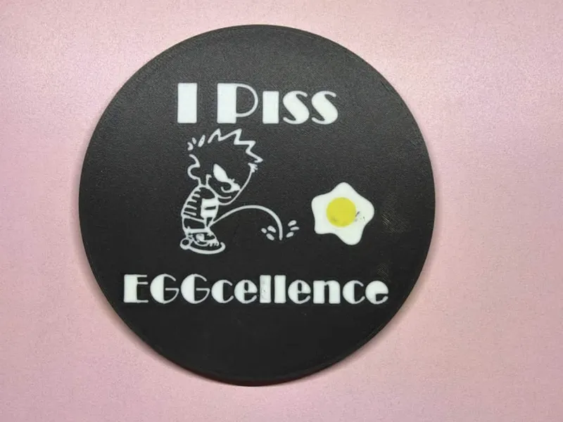 I Piss Eggcellence Coaster