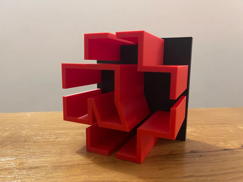 Rammstein Logo Desktop Ornament