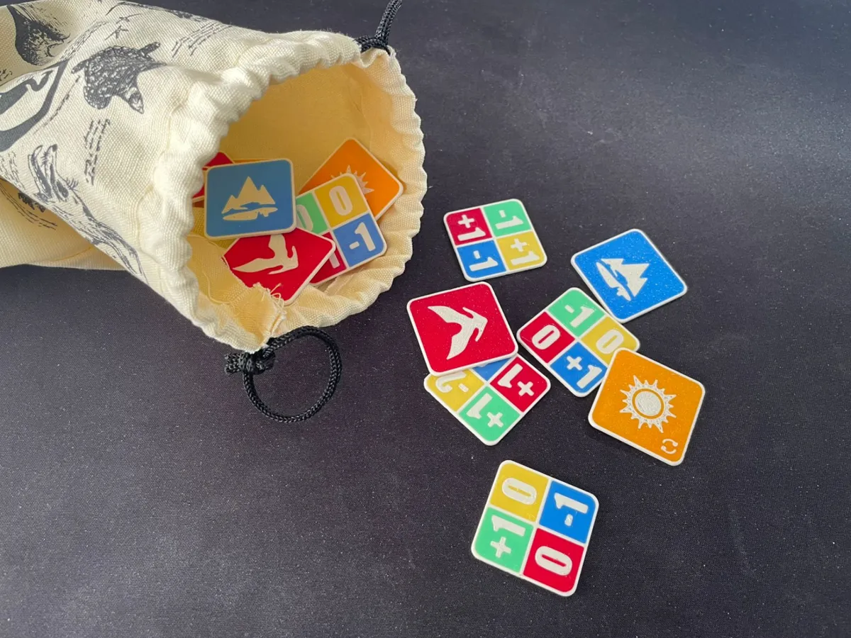 Earthborne Rangers - Challenge Tokens - Free 3D Print Model - MakerWorld