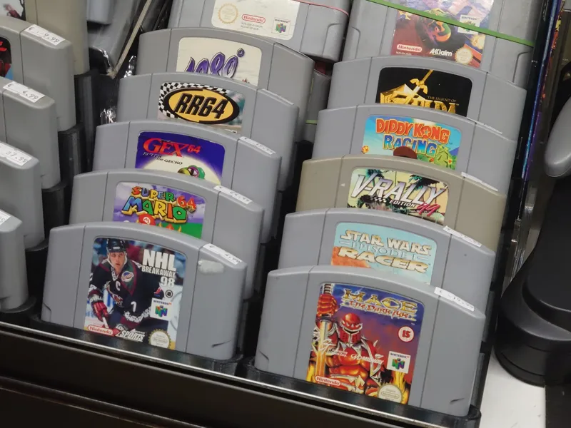 Nintendo 64 Cartridge Display