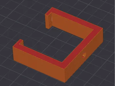 power strip holder / connector holder