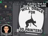 Will Dance for 3D Printers