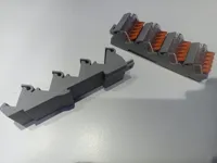 Support WAGO 4 voies pour rail DIN — photo 1