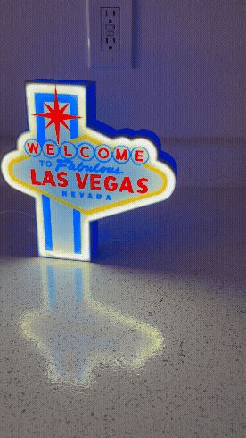 Las Vegas Sign Light Box by 3DPDLV