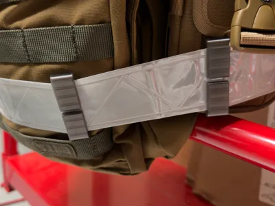 Reflective Safety/PT Belt Molle Clip