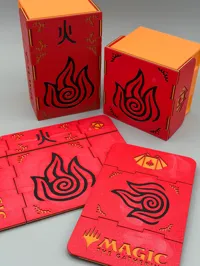 Firebending Deck Box - 120 Cards, No Dice Space (v3.1)