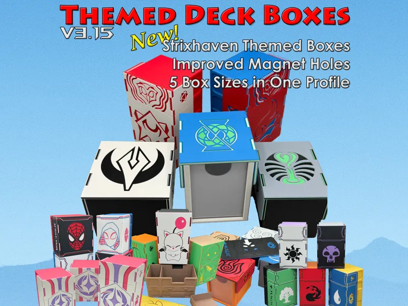 Themed Deck Boxes (MTG / Final Fantasy / Lorcana)