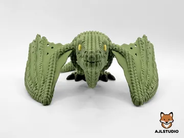 Adorno temático: Knitted Green Dragon - Knitted Collection — vista de referencia 4