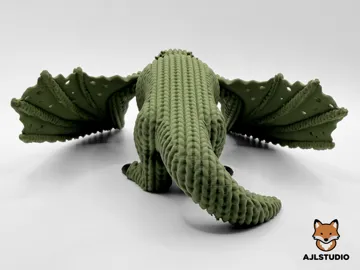 Adorno temático: Knitted Green Dragon - Knitted Collection — vista de referencia 5