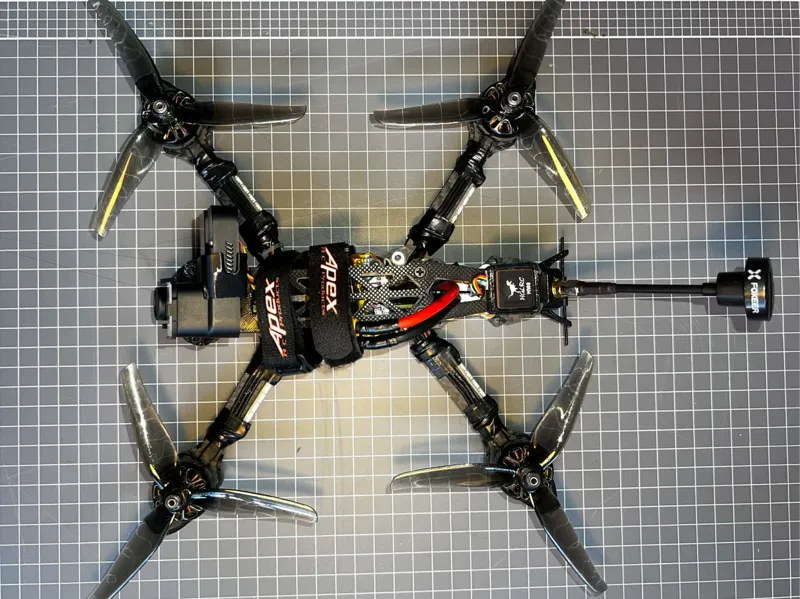 MAK4 5 inch FPV Drone TPU Components