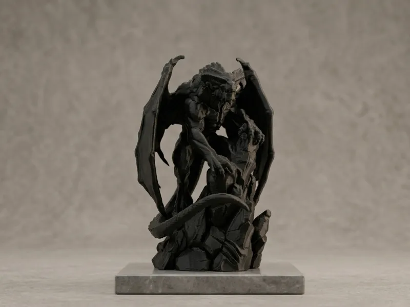 Rock Dragon Diorama – Ultra Detailed Fantasy Model
