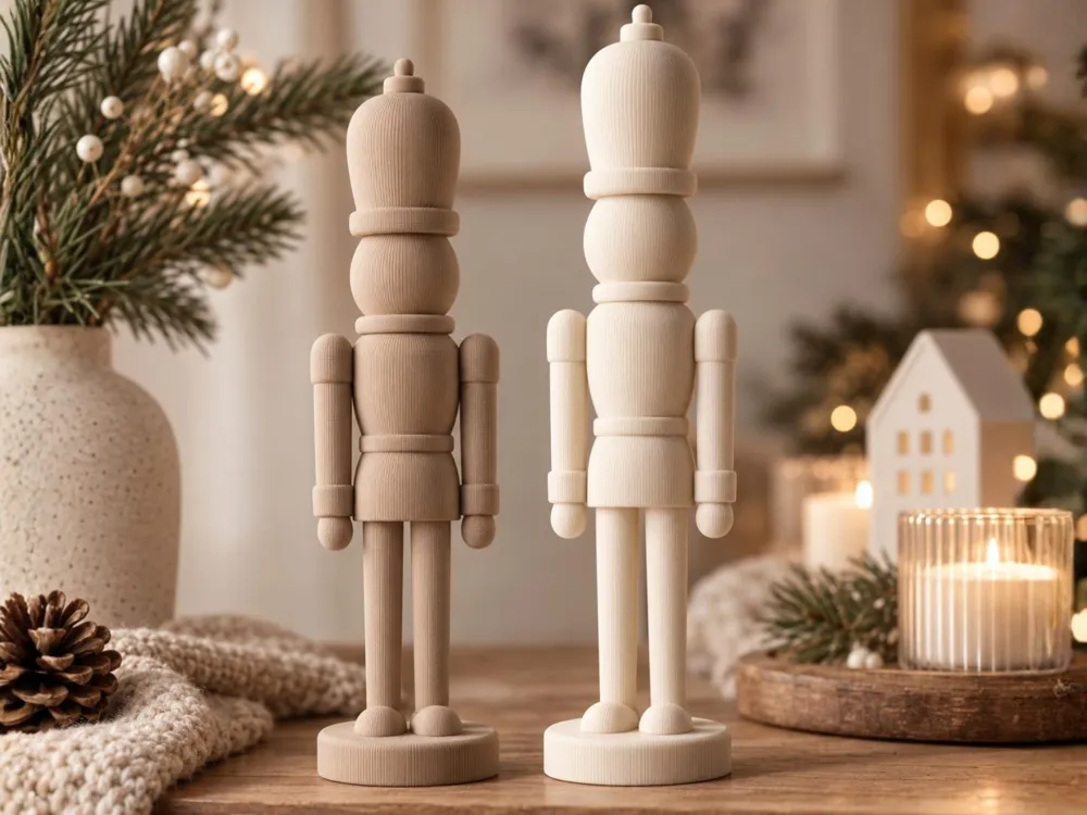 Soporte: Nutracker Set Minimalist Christmas Decor. Referencia del modelo original.