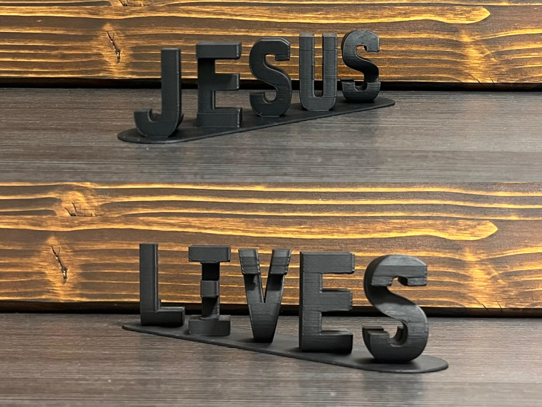 JESUS LIVES  – Dual Word Illusion