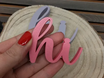 Lettering Hi