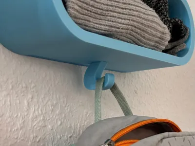 Cloud Wall Shelf with Hook